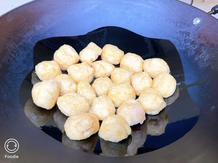 豆腐泡酿肉 第 2 步
