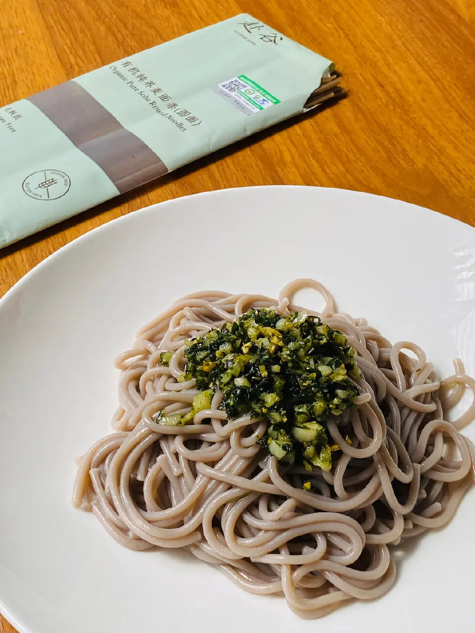 金不换青酱拌荞麦面成品图