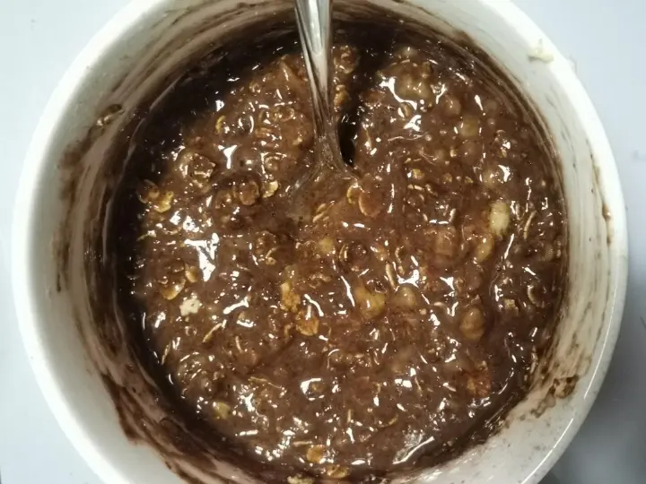 微波炉香蕉布朗尼 第 5 步