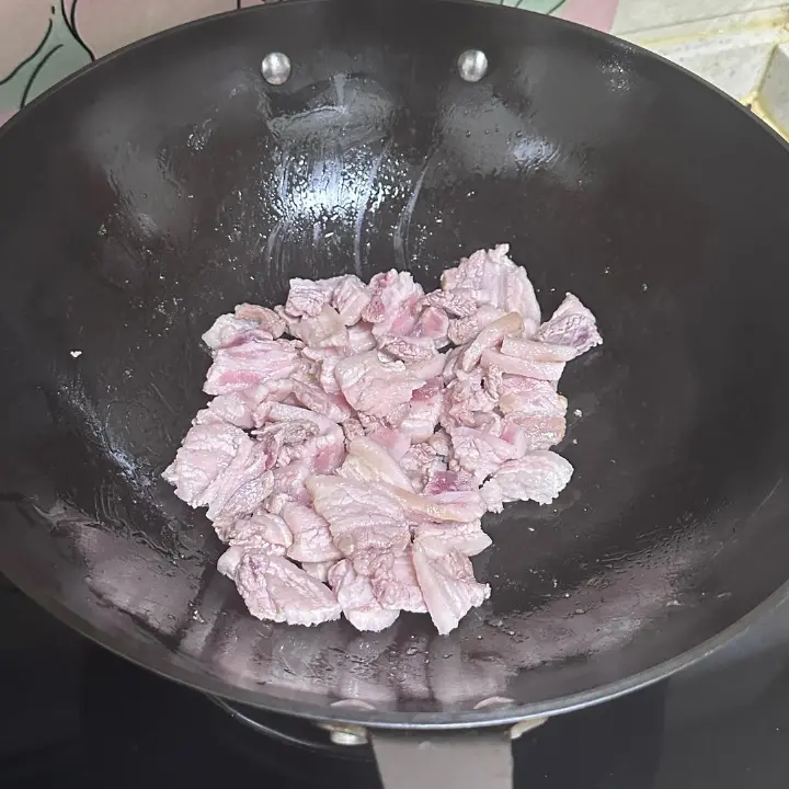 包菜炒肉片 第 6 步