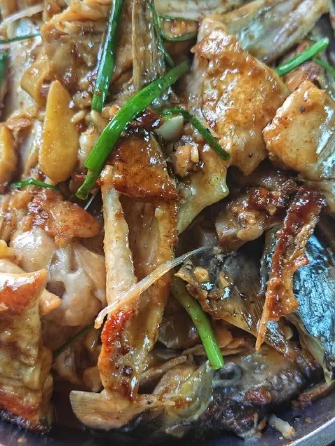 半煎焖大头鱼