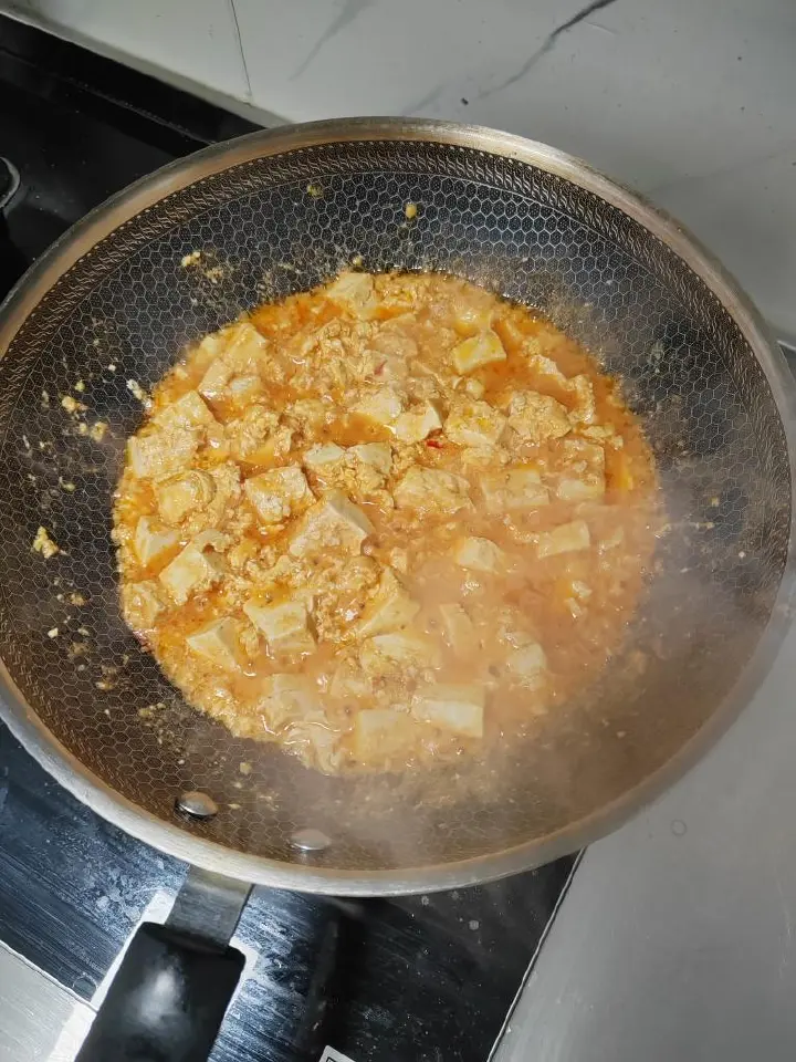 茄汁鸡蛋豆腐 第 5 步