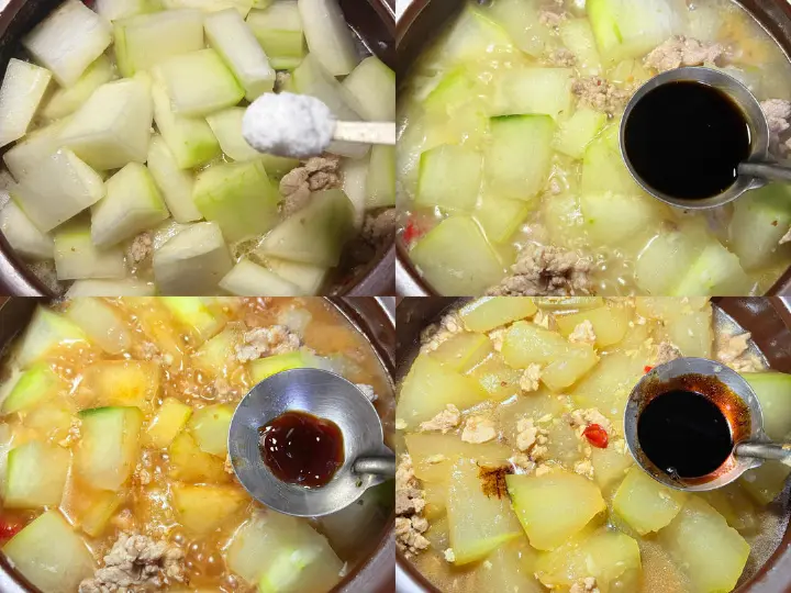 沙姜肉末焖冬瓜 第 7 步