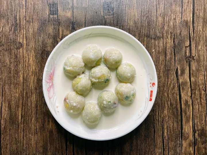 免模具章鱼小丸子 第 4 步