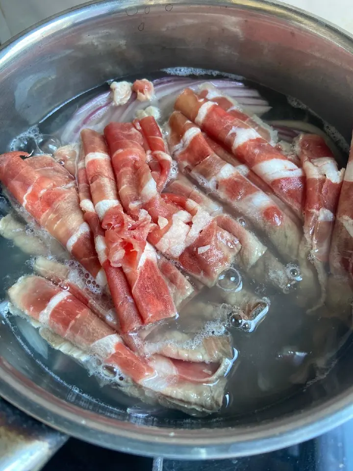 日式牛肉饭 第 2 步