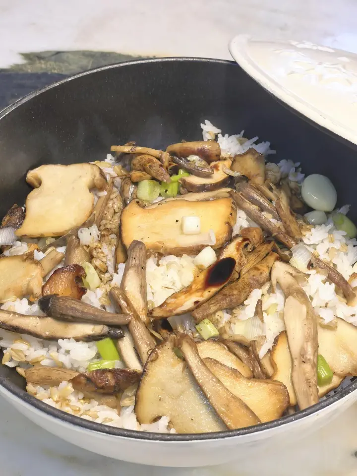 菌菇煲仔饭 第 7 步