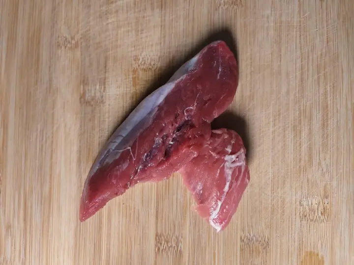 青蒜炒肉片 第 1 步