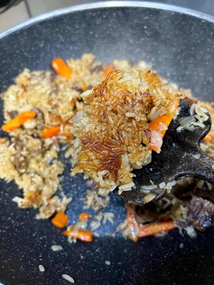 快手牛腩手抓饭 第 4 步