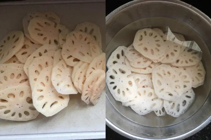 小炒藕片 第 1 步