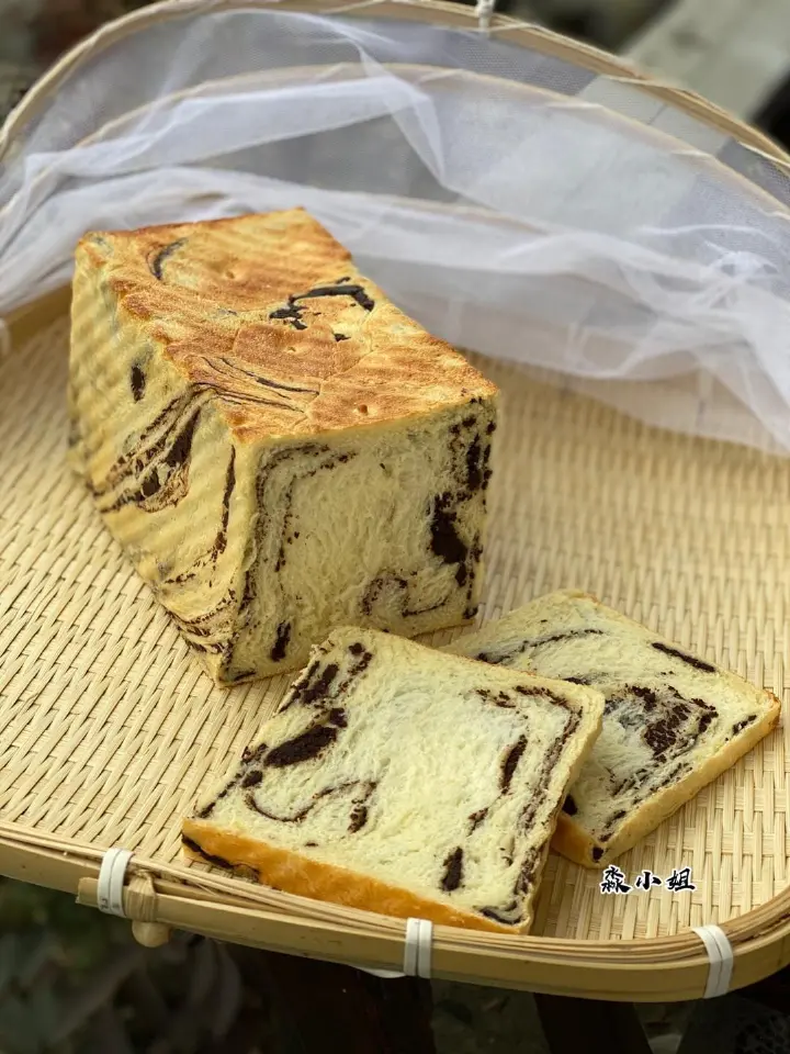 大理石纹一次发酵吐司 第 23 步