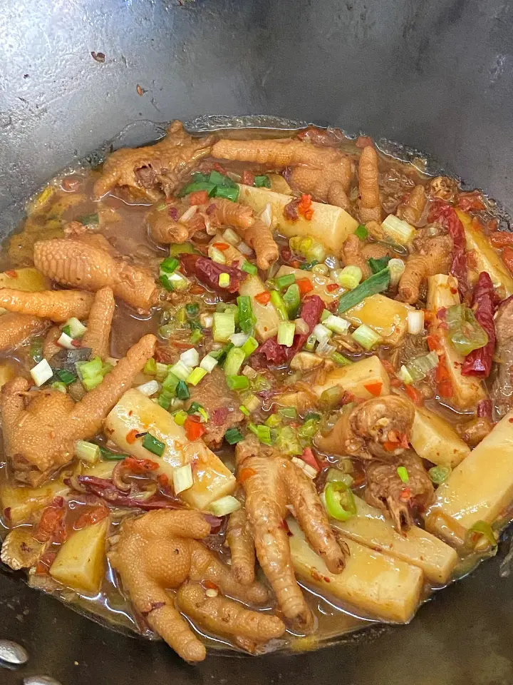 辣鸡爪烧年糕 第 3 步