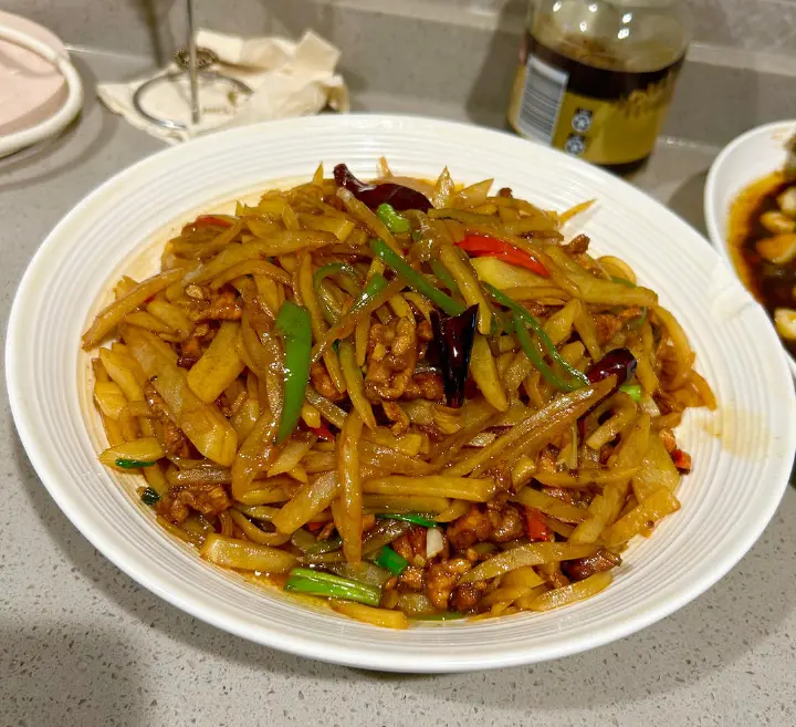 土豆丝炒肉丝 第 5 步