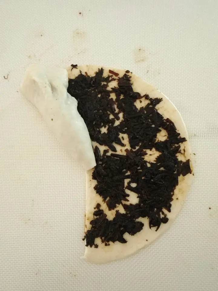 手抓饼版梅干菜饼 第 4 步