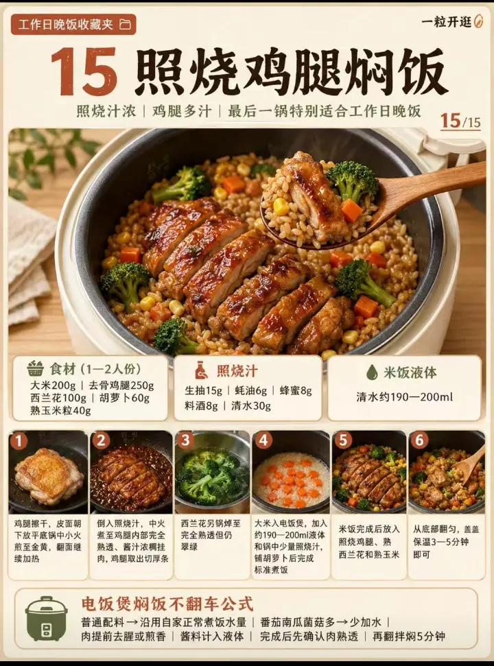 电饭锅焖饭合集 第 15 步