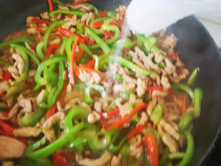 青椒肉丝 第 11 步