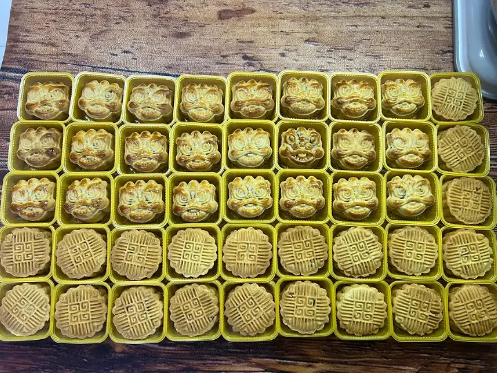 懒人版莲蓉五仁月饼 第 23 步