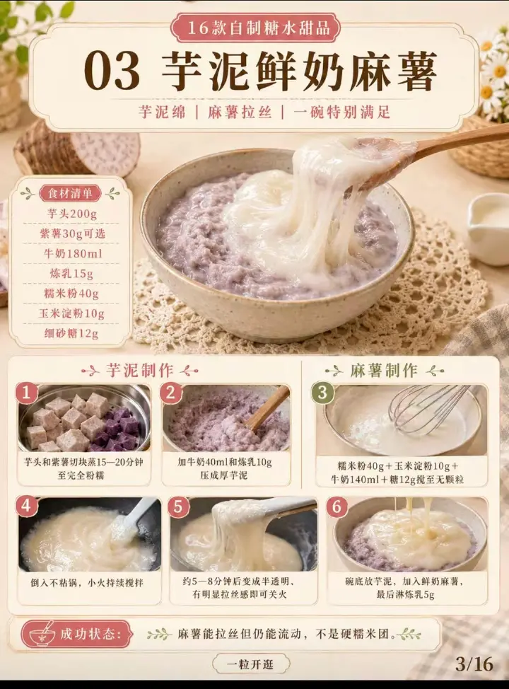16款家常糖水甜品合集 第 3 步