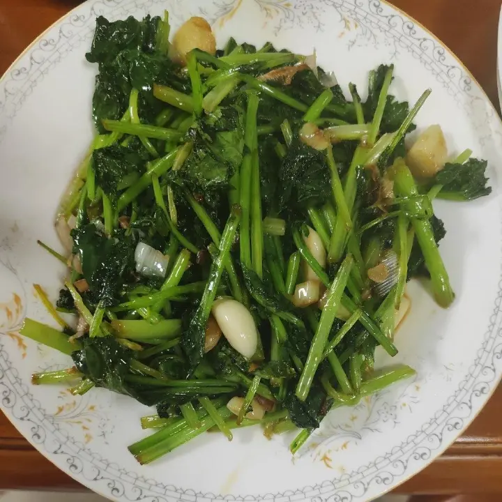 清炒苔菜 第 5 步